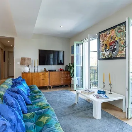 2 Chambres, Balcons, Vue Imprenable, Climatisation - Palace Bleu