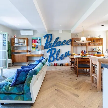 2 Chambres, Balcons, Vue Imprenable, Climatisation - Palace Bleu 尼斯