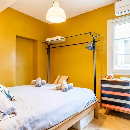 公寓 2 Chambres, Balcons, Vue Imprenable, Climatisation - Palace Bleu 尼斯