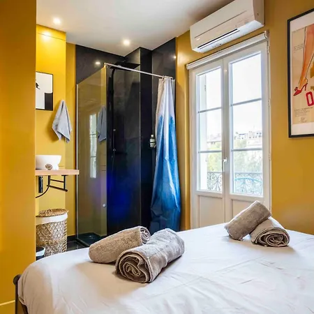 2 Chambres, Balcons, Vue Imprenable, Climatisation - Palace Bleu 公寓