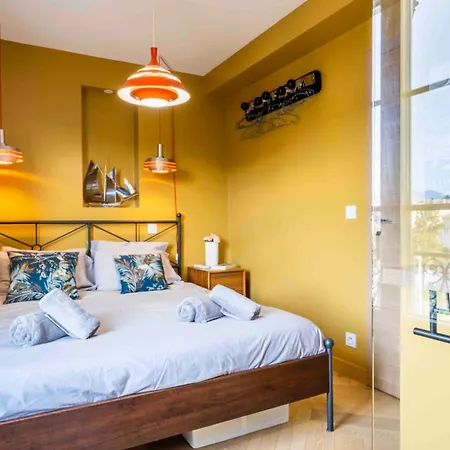 2 Chambres, Balcons, Vue Imprenable, Climatisation - Palace Bleu 尼斯